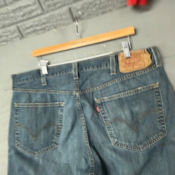 Levi's Other - Levis 501 Original Straight Fit Mens Jeans Medium Wash Blue 40x32 Button Fly